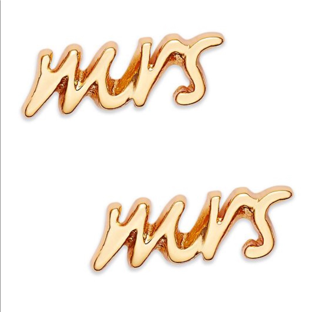 Kate Spade Mrs. Earrings - Gold